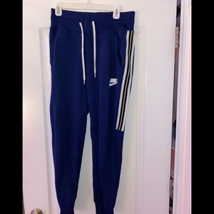 Nike blue, green & black joggers